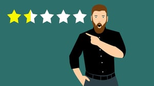reaction to a bad review