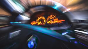 dashboard with cruise control representing set it and forget it marketing