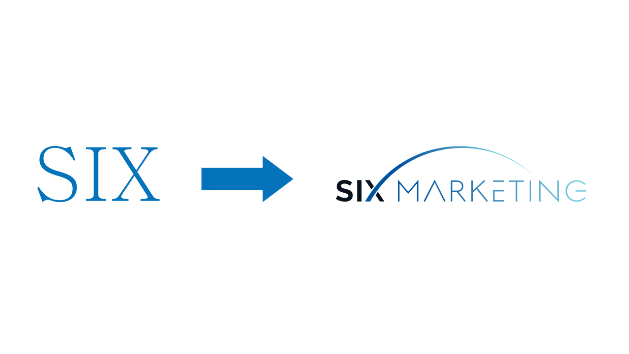 six marketing old and new logos